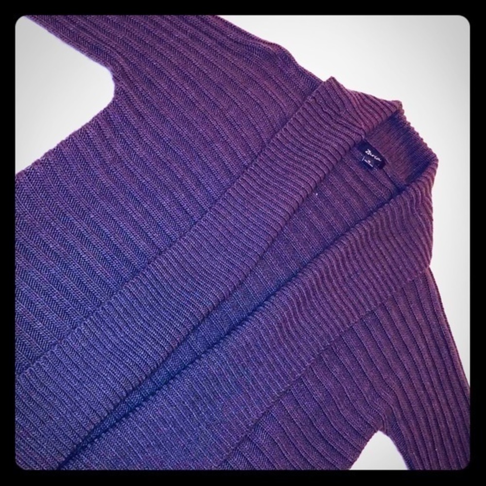 ZARIA Dark Gray Sweater Jacket-M. **G639**